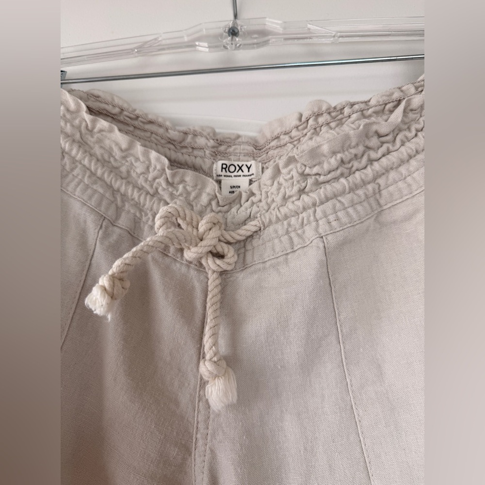 Roxy Linen Drawstring Pants - Picture 4 of 12